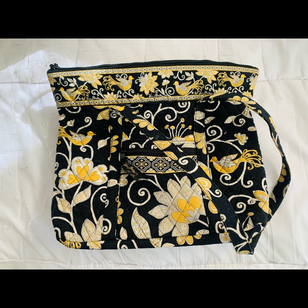 Vera Bradley Yellow Bird Tote Bag/Purse